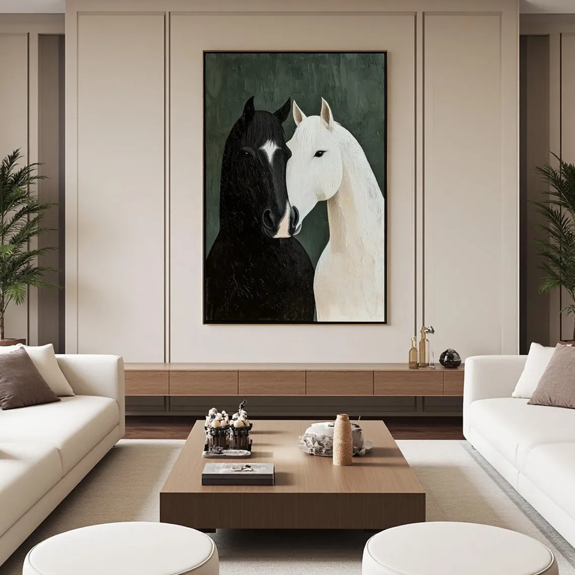 Abstract Animal Horse Wall Art #AM124