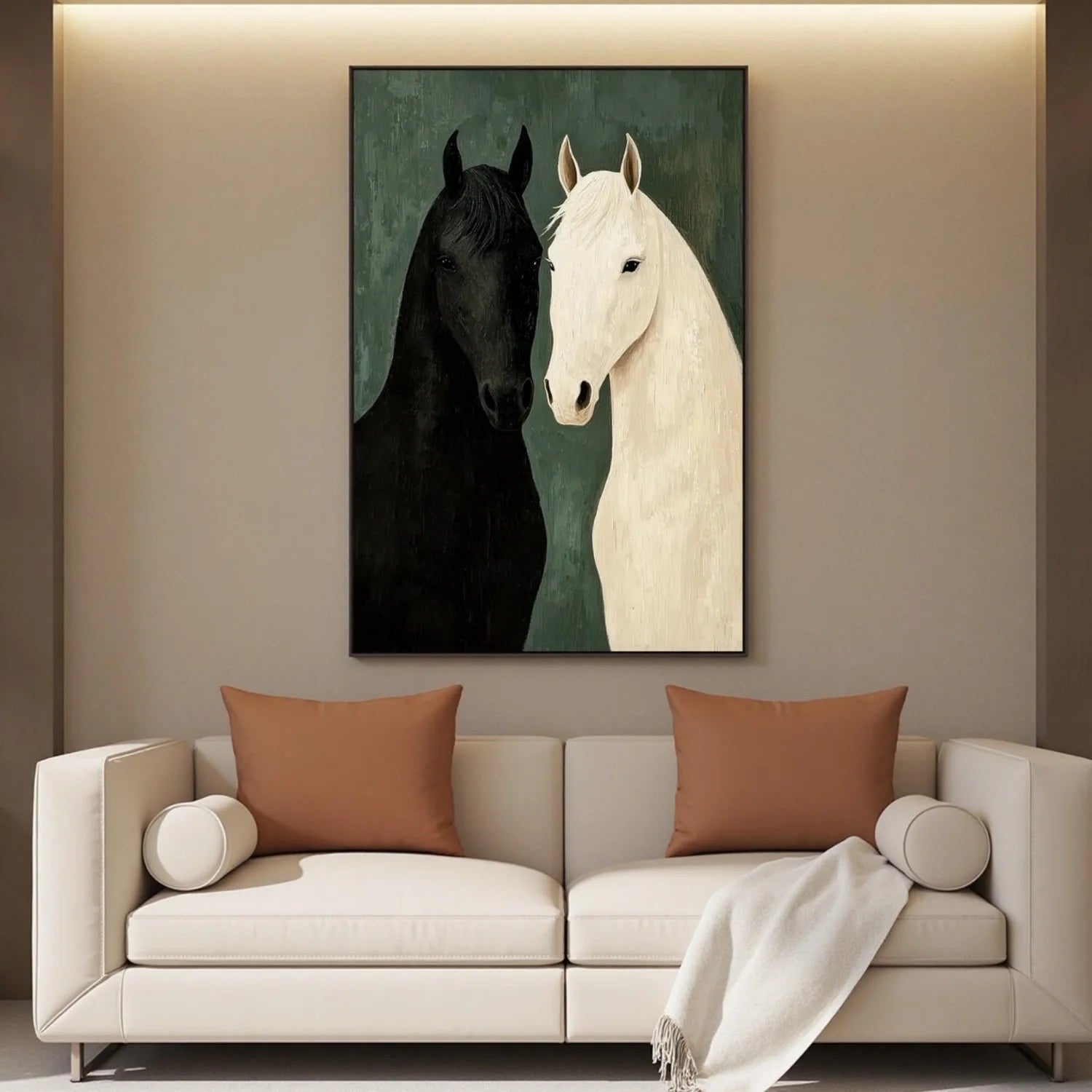 Abstract Animal Horse Wall Art #AM123