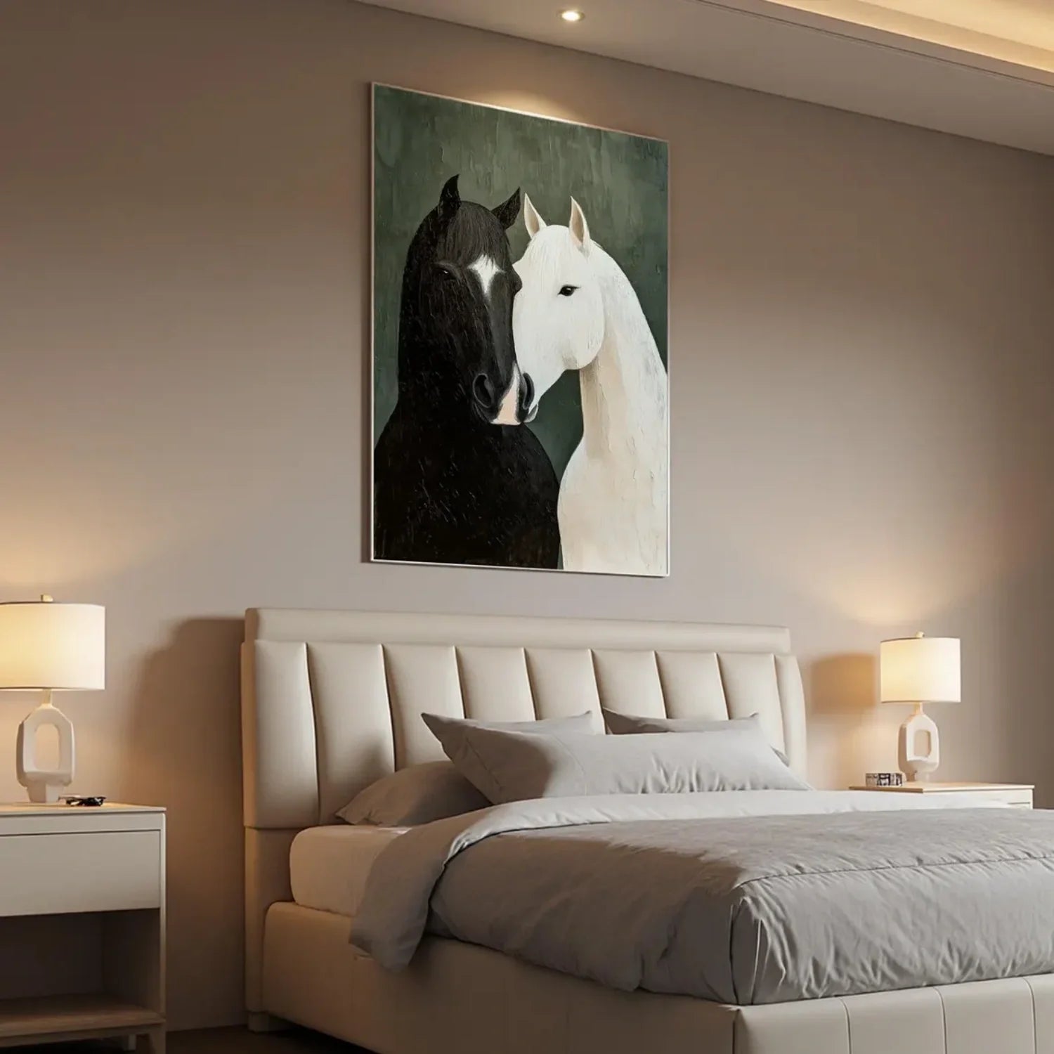 Abstract Animal Horse Wall Art #AM124