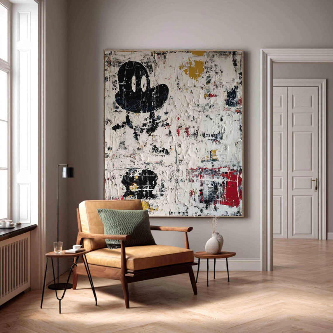 Abstract Decor Wall Art with Pop Texture #PO367