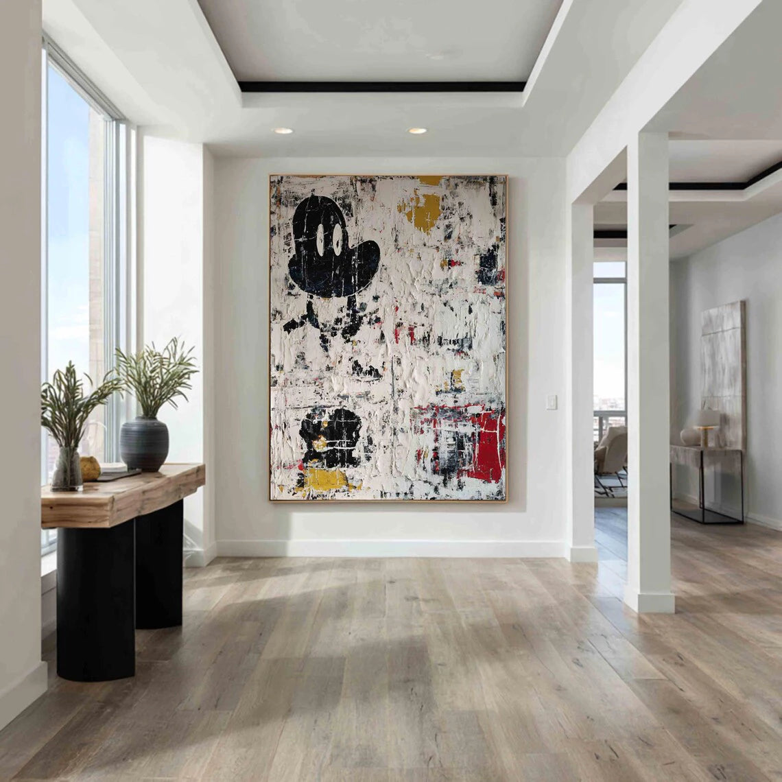 Abstract Decor Wall Art with Pop Texture #PO367