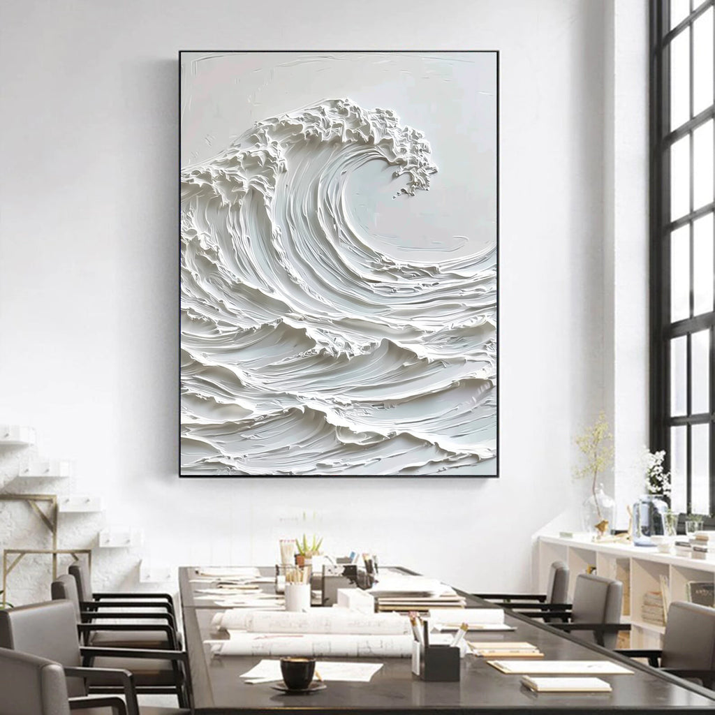 3D Abstract Ocean Wave Wall Art #MD114
