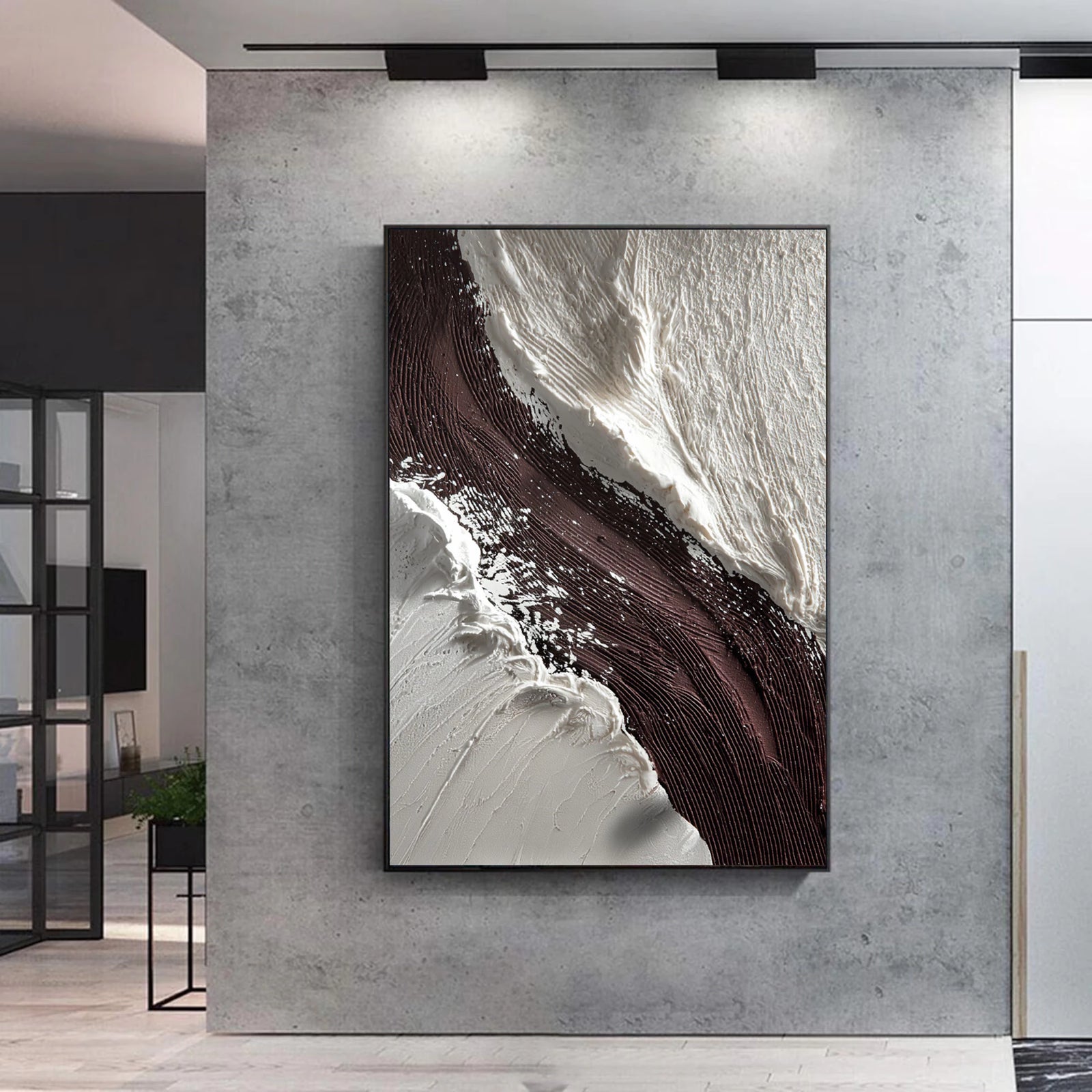 3D Impasto Abstract Oil Painting #MD110