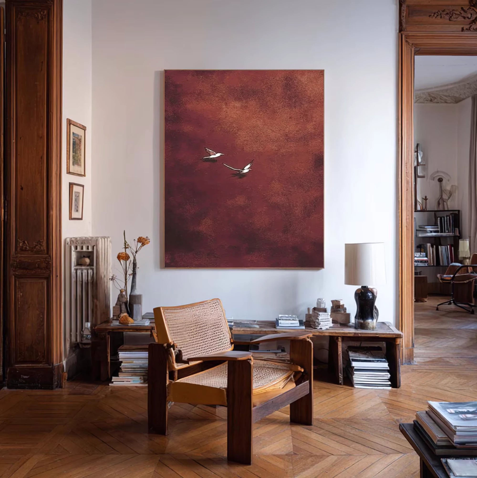Minimalist Flying Birds Wall Art #AM142