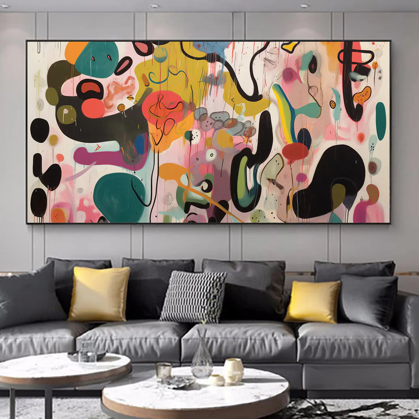 Colorful Abstract Wall Art #WA329