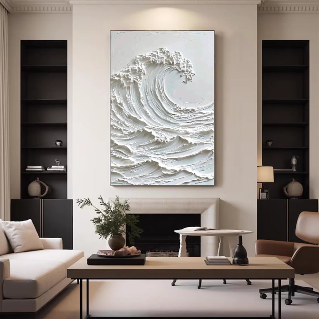3D Abstract Ocean Wave Wall Art #MD114