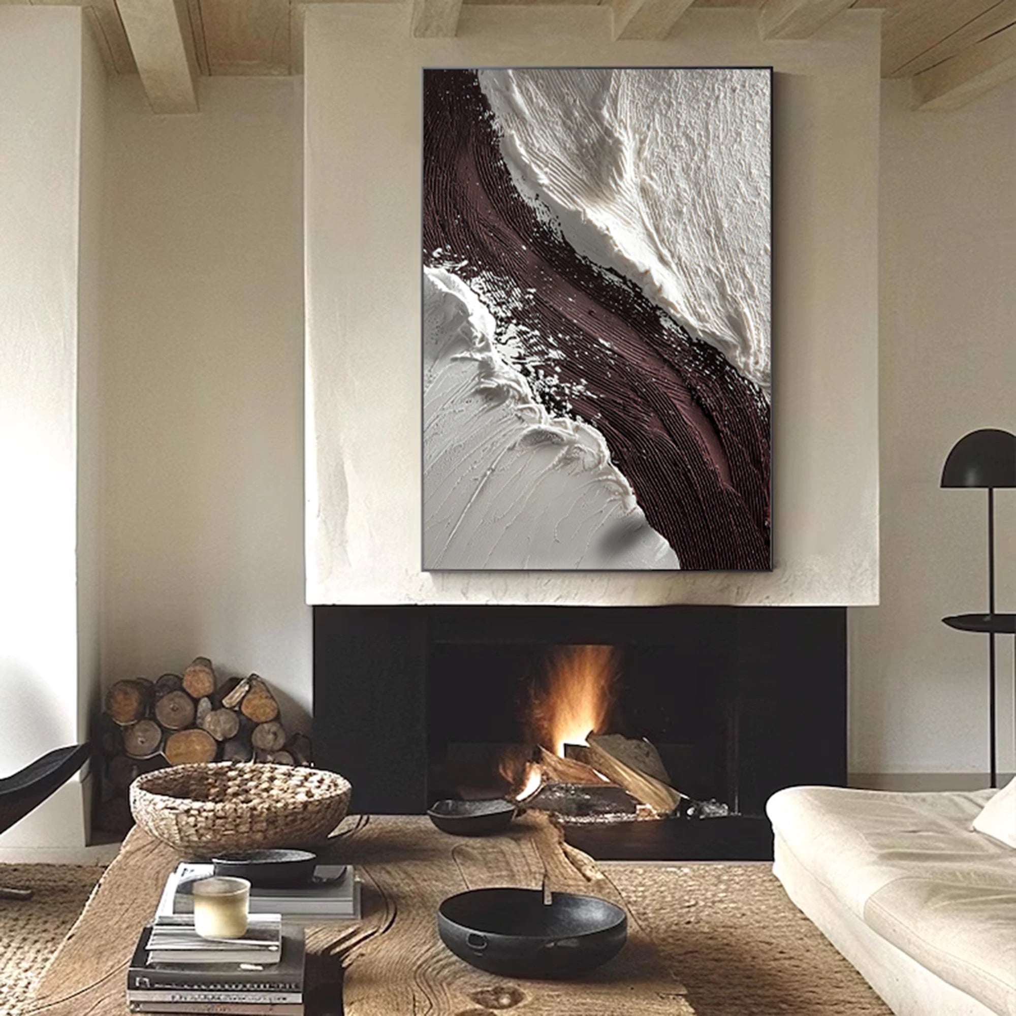 3D Impasto Abstract Oil Painting #MD110