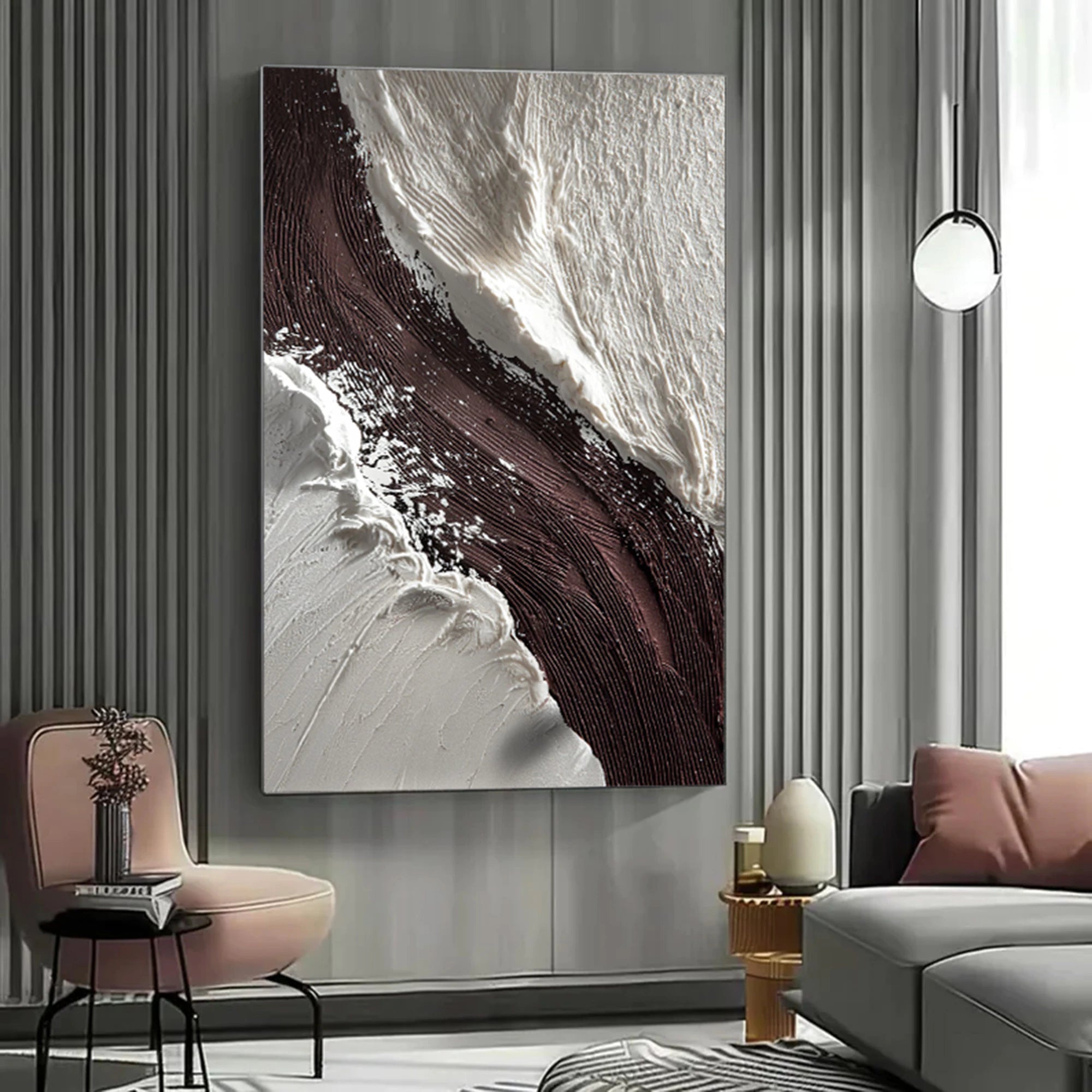 3D Impasto Abstract Oil Painting #MD110