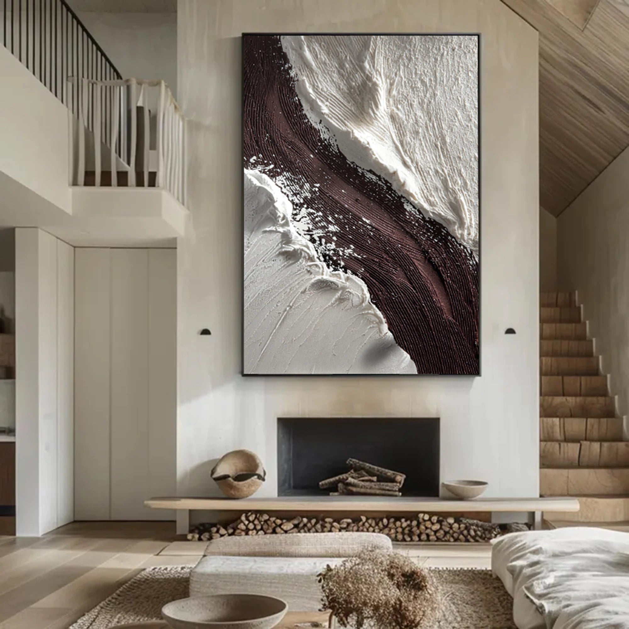 3D Impasto Abstract Oil Painting #MD110