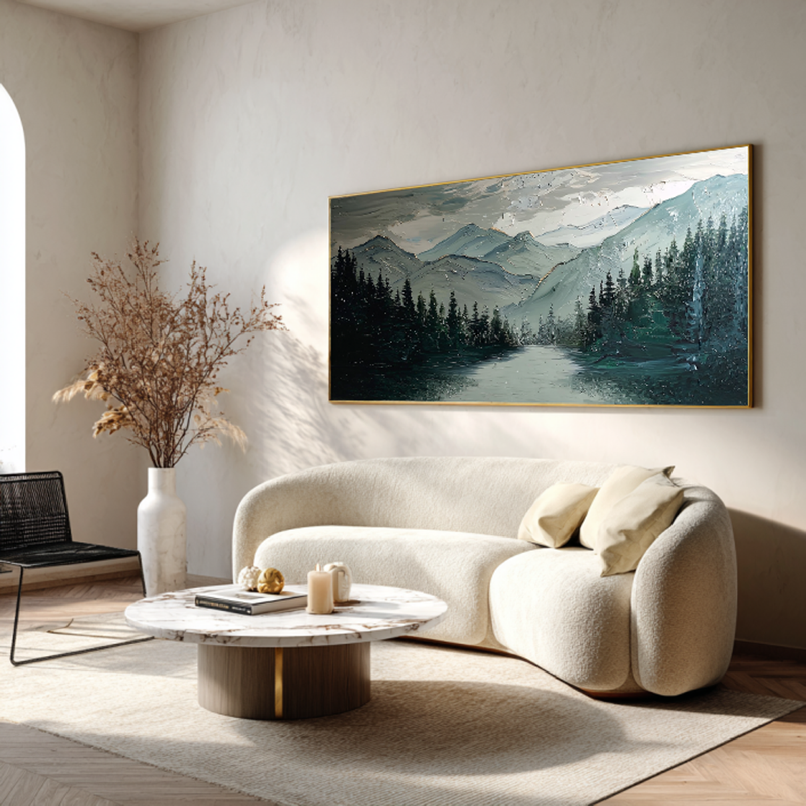 Natural Landscape Textured Oil Painting #FT201