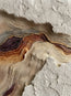 Beige & Rust Textured Wall Art for Living Room, Organic Wabi Sabi Abstract Painting #S8IVN8V4