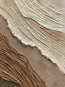 Beige & Warm Brown Textured Wall Art for Bedroom, Organic Wabi Sabi Abstract Painting #34GYWE4F