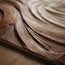Ivory and Copper Textured Swirl Art for Living Room #KYL3DAHH