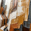 Picasso-Inspired Geometric Wall Art for Living Room, Warm Ochre Cubist Textured Abstract Painting #AVQ2M0QE