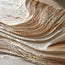 Ivory Textured Flowing Line Art for Modern Living Room #LMNY4NA7